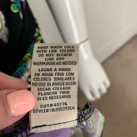 ECI Colorful Cap Sleeve Midi Dress with Beading - Picture 8 of 8